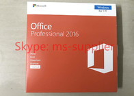 Genuine DVD Box Office 2016 Professional Retail For Windows PC Product Key Card